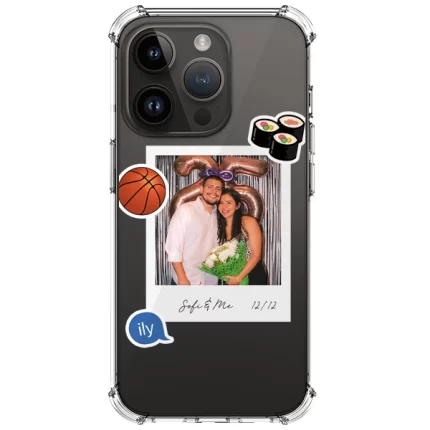 Funda diseño Personalizado Polaroid stickers iPhone